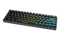 Deltaco Gaming Tastatur DK440R wireless, RGB, schwarz