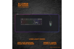 Deltaco Gaming Mauspad DMP310 RGB 900x360 schwarz