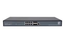 LevelOne Switch 8x10GE/4x10GSFP+ 19 Managed L3