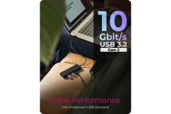 Hub 4-Port IcyBox USB 3.2 IB-Hub1436-CPD