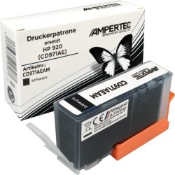 Ampertec Tinte ersetzt HP CD971AE 920 schwarz