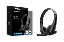 CONCEPTRONIC Headset Stereo AUX/Mikro/Bedien. 1.80m sw