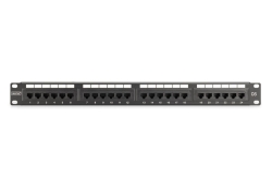 DIGITUS Patchpanel 1U 24-Port LSA Cat6 8P8C ungeschirmt