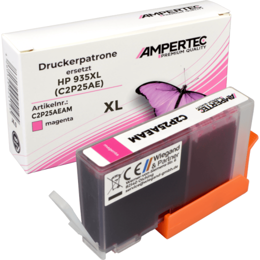 Ampertec Tinte ersetzt HP C2P25AE 935XL magenta