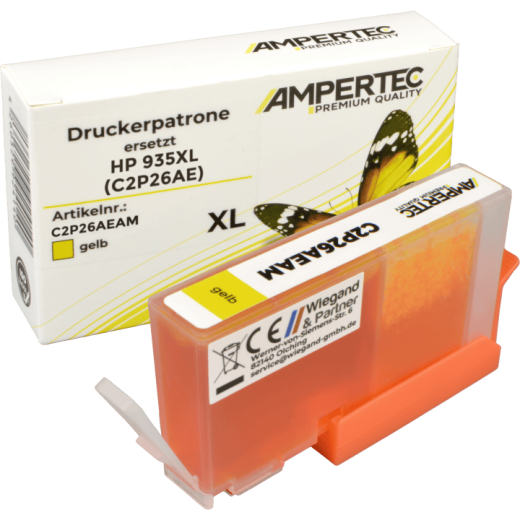 Ampertec Tinte ersetzt HP C2P26AE 935XL yellow