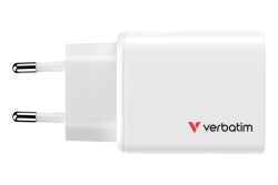 Verbatim GaN III Essentials Charger 3 Port 65W USB-A/C white