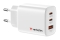 Verbatim GaN III Essentials Charger 3 Port 65W USB-A/C white