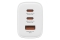 Verbatim GaN III Essentials Charger 3 Port 65W USB-A/C white
