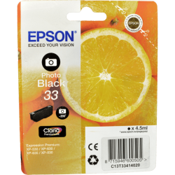Epson Tinte C13T334140 foto schwarz 33