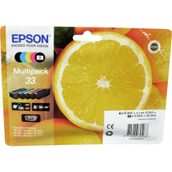 5 Epson Tinten C13T333740 Multipack KCMY PBK 33