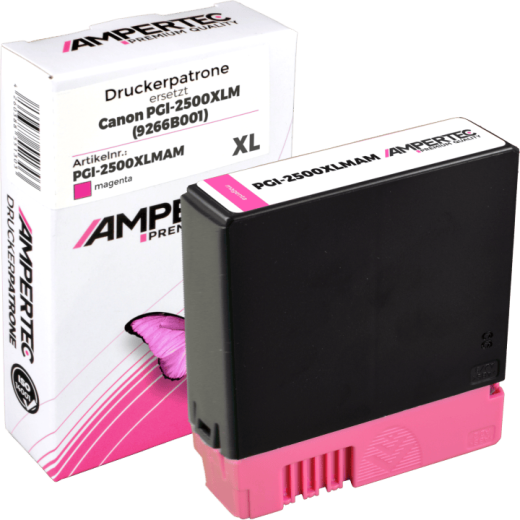 Ampertec Tinte ersetzt Canon PGI-2500XLM magenta