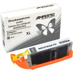 Ampertec Tinte ersetzt Canon CLI-571XLGY grau