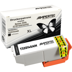 Ampertec Tinte ersetzt Epson C13T33514010 schwarz 33XL