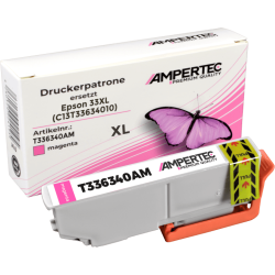 Ampertec Tinte ersetzt Epson C13T33634010 magenta 33XL