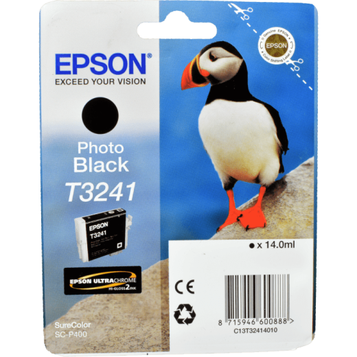 Epson Tinte C13T324140 foto schwarz T3241