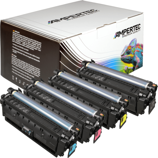4 Ampertec Toner ersetzt HP CF360X-63X 508X Multipack KCMY