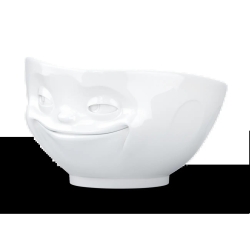 FIFTYEIGHT Schale 500ml - Grinsend weiß