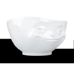FIFTYEIGHT Schale 500ml - Grinsend weiß
