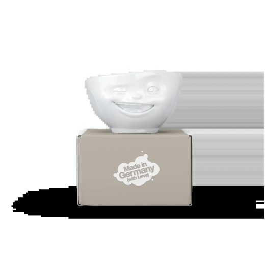 FIFTYEIGHT Schale 500ml - Zwinkernd weiß