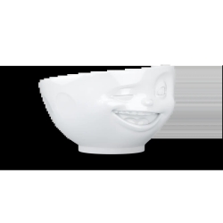 FIFTYEIGHT Schale 500ml - Zwinkernd weiß