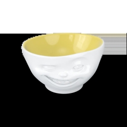 FIFTYEIGHT Schale 500ml - Zwinkernd innen Safran
