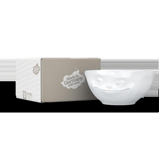 FIFTYEIGHT Schale 350ml - Grinsend weiß