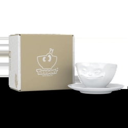 FIFTYEIGHT Kaffeetasse 200ml - Grinsend weiß