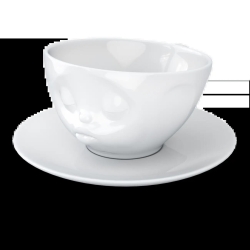 FIFTYEIGHT Kaffeetasse 200ml - Küssend weiß