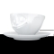 FIFTYEIGHT Kaffeetasse 200ml - Glücklich weiß