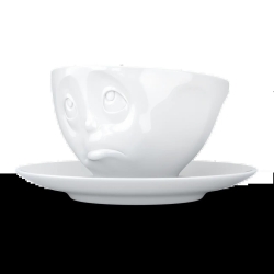 FIFTYEIGHT Kaffeetasse 200ml - Och bitte weiß