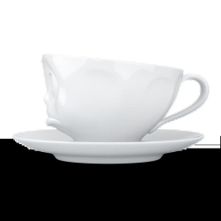 FIFTYEIGHT Kaffeetasse 200ml - Och bitte weiß