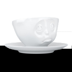 FIFTYEIGHT Kaffeetasse 200ml - Och bitte weiß