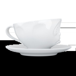 FIFTYEIGHT Kaffeetasse 200ml - Och bitte weiß
