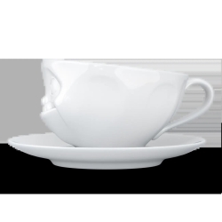 FIFTYEIGHT Kaffeetasse 200ml - Lecker weiß