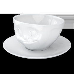FIFTYEIGHT Kaffeetasse 200ml - Lecker weiß