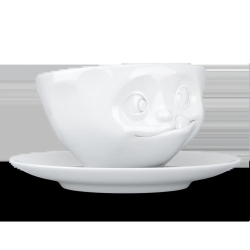 FIFTYEIGHT Kaffeetasse 200ml - Lecker weiß