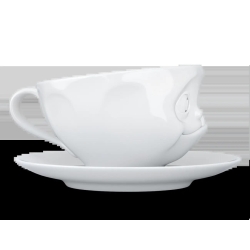 FIFTYEIGHT Kaffeetasse 200ml - Lecker weiß