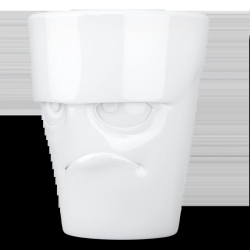 FIFTYEIGHT Henkelbecher 350ml - Grummelig weiß
