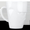 FIFTYEIGHT Henkelbecher 350ml - Grummelig weiß