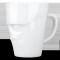 FIFTYEIGHT Henkelbecher 350ml - Grummelig weiß