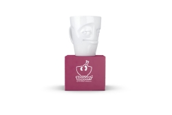 FIFTYEIGHT Henkelbecher 350ml - Verschmitzt weiß