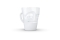 FIFTYEIGHT Henkelbecher 350ml - Verschmitzt weiß
