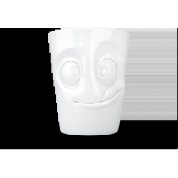 FIFTYEIGHT Henkelbecher 350ml - Lecker weiß
