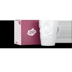 FIFTYEIGHT Henkelbecher 350ml - Lecker weiß