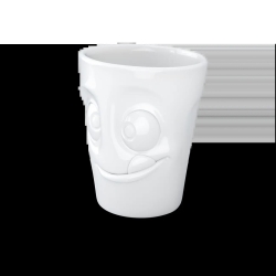 FIFTYEIGHT Henkelbecher 350ml - Lecker weiß