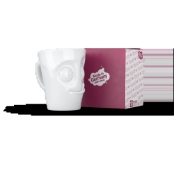 FIFTYEIGHT Henkelbecher 350ml - Lecker weiß