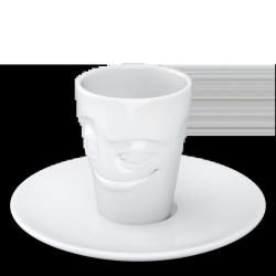 FIFTYEIGHT Espresso Mug mit Henkel 80ml - Verschmitzt...