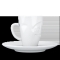 FIFTYEIGHT Espresso Mug mit Henkel 80ml - Verschmitzt weiß