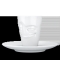 FIFTYEIGHT Espresso Mug mit Henkel 80ml - Verschmitzt weiß