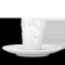 FIFTYEIGHT Espresso Mug mit Henkel 80ml - Vergnügt weiß